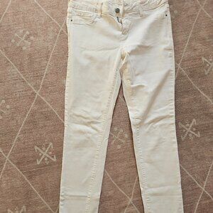 Treasure & Bond white stretch skinny jeans